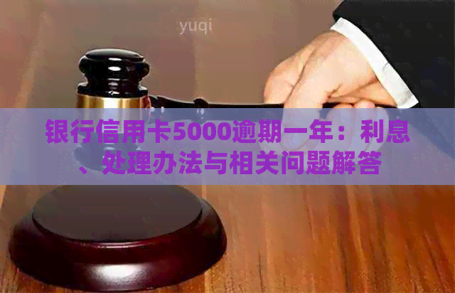 银行信用卡5000逾期一年：利息、处理办法与相关问题解答