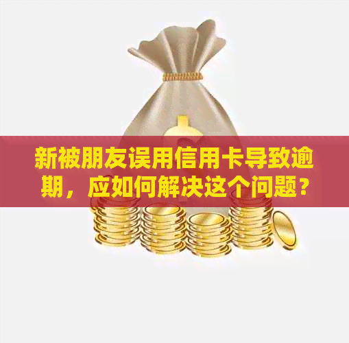 新被朋友误用信用卡导致逾期，应如何解决这个问题？