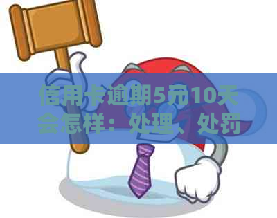 信用卡逾期5元10天会怎样：处理、处罚与影响全解析