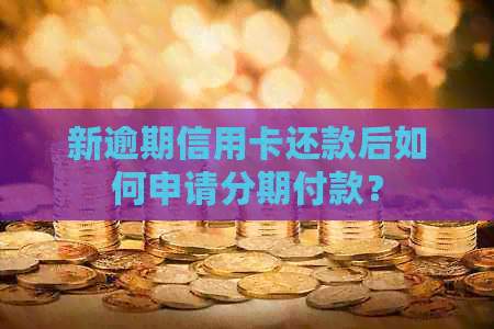 新逾期信用卡还款后如何申请分期付款？