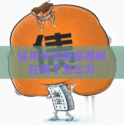 信用卡还款逾期被拉黑了怎么办