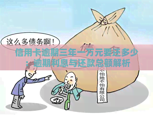 信用卡逾期三年一万元要还多少：逾期利息与还款总额解析