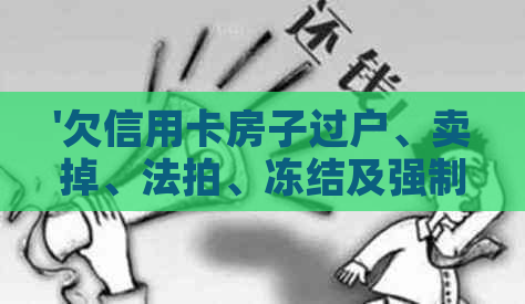 '欠信用卡房子过户、卖掉、法拍、冻结及强制执行的相关问题'