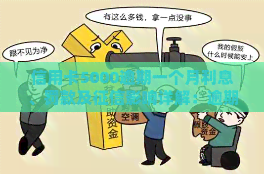信用卡5000逾期一个月利息、罚款及影响详解：逾期10天与一天的差别