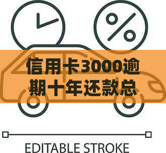 信用卡3000逾期十年还款总额与利息计算