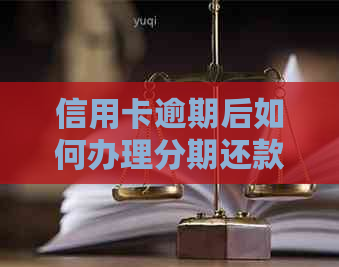 信用卡逾期后如何办理分期还款？