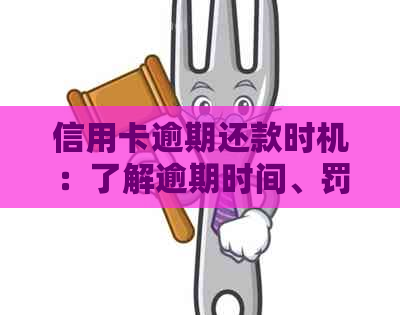 信用卡逾期还款时机：了解逾期时间、罚息与宽限期，制定合理的还款计划