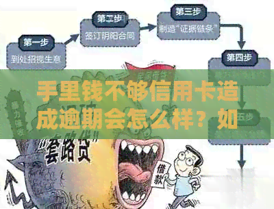 手里钱不够信用卡造成逾期会怎么样？如何解决？