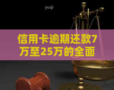 信用卡逾期还款7万至25万的全面解决方案及应对措