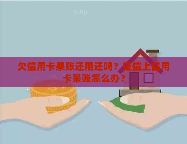 欠信用卡呆账还用还吗？上信用卡呆账怎么办？