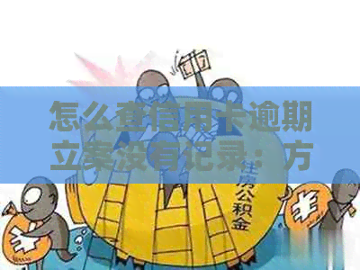 怎么查信用卡逾期立案没有记录：方法与途径详解
