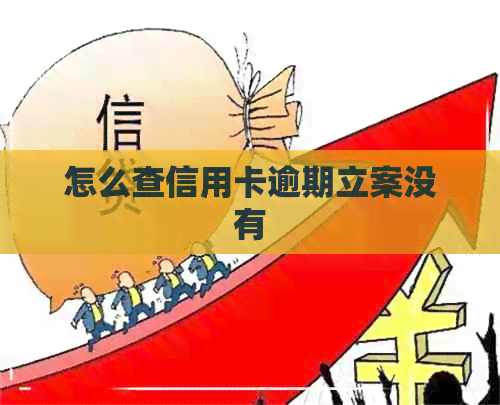 怎么查信用卡逾期立案没有