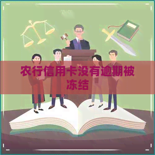 农行信用卡没有逾期被冻结