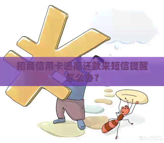 招商信用卡逾期还款来短信提醒怎么办？