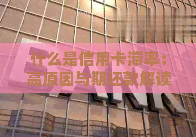 什么是信用卡滞率：高原因与期还款解读