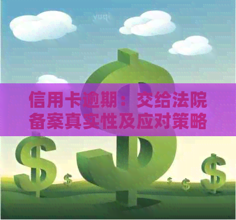 信用卡逾期：交给法院备案真实性及应对策略