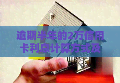 逾期半年的2万信用卡利息计算方式及影响分析