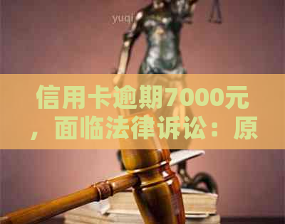 信用卡逾期7000元，面临法律诉讼：原因、后果与解决策略