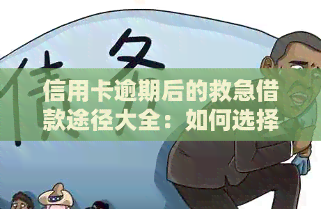 信用卡逾期后的救急借款途径大全：如何选择合适渠道避免逾期利息翻倍？