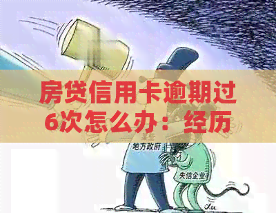 房贷信用卡逾期过6次怎么办：经历分享及贷款可能性探讨