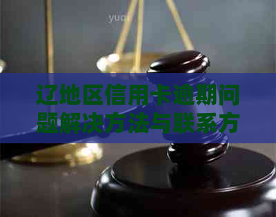 辽地区信用卡逾期问题解决方法与联系方式