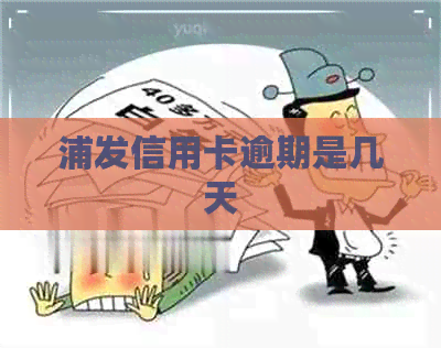 浦发信用卡逾期是几天