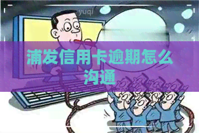浦发信用卡逾期怎么沟通