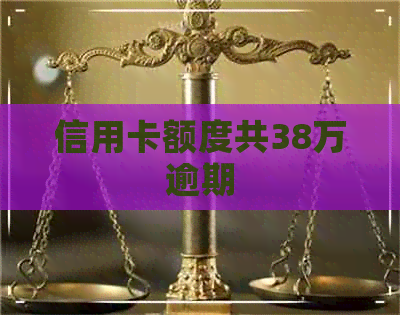 信用卡额度共38万逾期