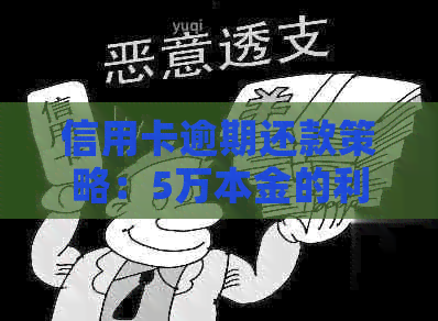 信用卡逾期还款策略：5万本金的利息计算与选择
