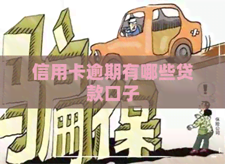 信用卡逾期有哪些贷款口子