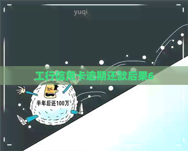 工行信用卡逾期还款后果6