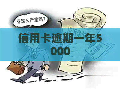 信用卡逾期一年5000