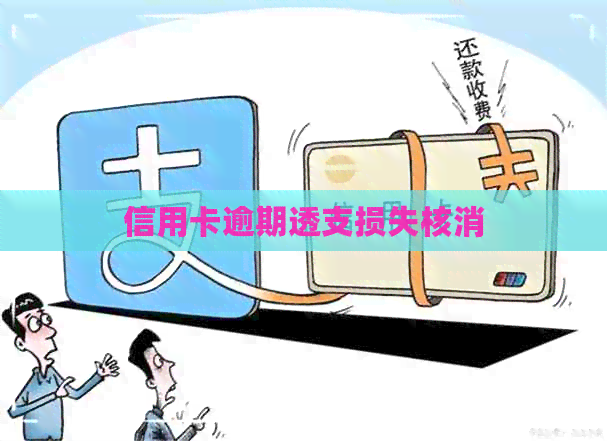 信用卡逾期透支损失核消