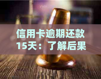 信用卡逾期还款15天：了解后果并避免影响信用评分