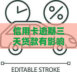 信用卡逾期三天贷款有影响吗：解决方法与影响分析