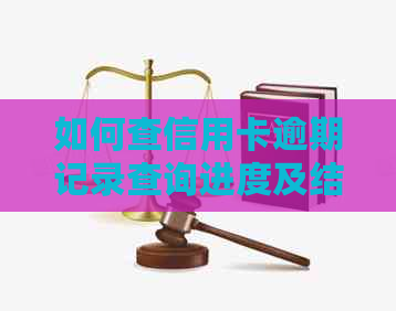 如何查信用卡逾期记录查询进度及结果？