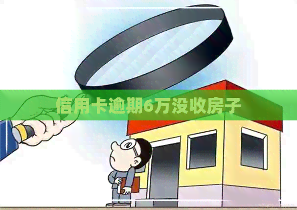 信用卡逾期6万没收房子