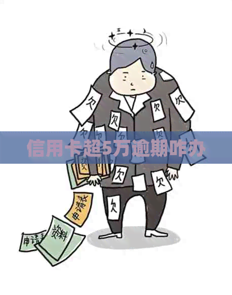 信用卡超5万逾期咋办