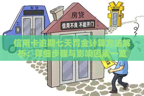 信用卡逾期七天罚金计算方法解析：详细步骤与影响因素一览