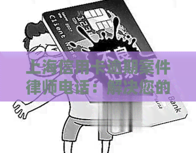 上海信用卡逾期案件律师电话：解决您的法律问题，为您提供专业建议