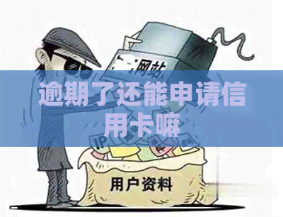 逾期了还能申请信用卡嘛