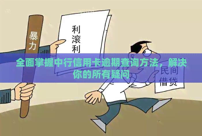 全面掌握中行信用卡逾期查询方法，解决你的所有疑问