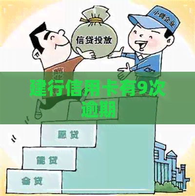 建行信用卡有9次逾期