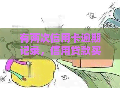 有两次信用卡逾期记录，信用贷款买房的可行性如何？