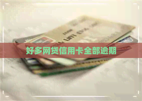 好多网贷信用卡全部逾期