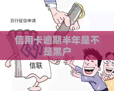 信用卡逾期半年是不是黑户