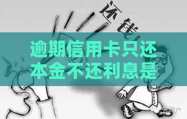 逾期信用卡只还本金不还利息是否可行？如何操作？