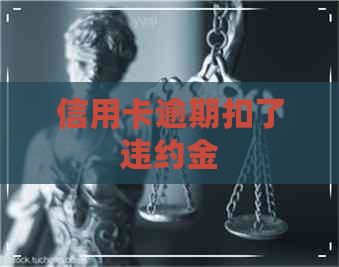 信用卡逾期扣了违约金