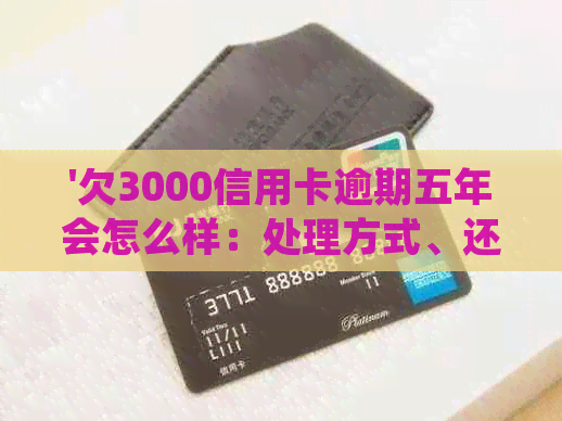'欠3000信用卡逾期五年会怎么样：处理方式、还款金额及可能的法律后果'