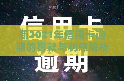 新2021年信用卡逾期的罚款与利息解析：逾期金额、影响和应对策略